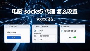 电脑 socks5 代理 怎么设置-IP导航