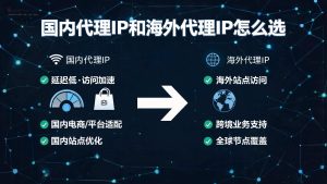 国内代理IP和海外代理IP怎么选?完整对比分析与场景匹配指南-IP导航